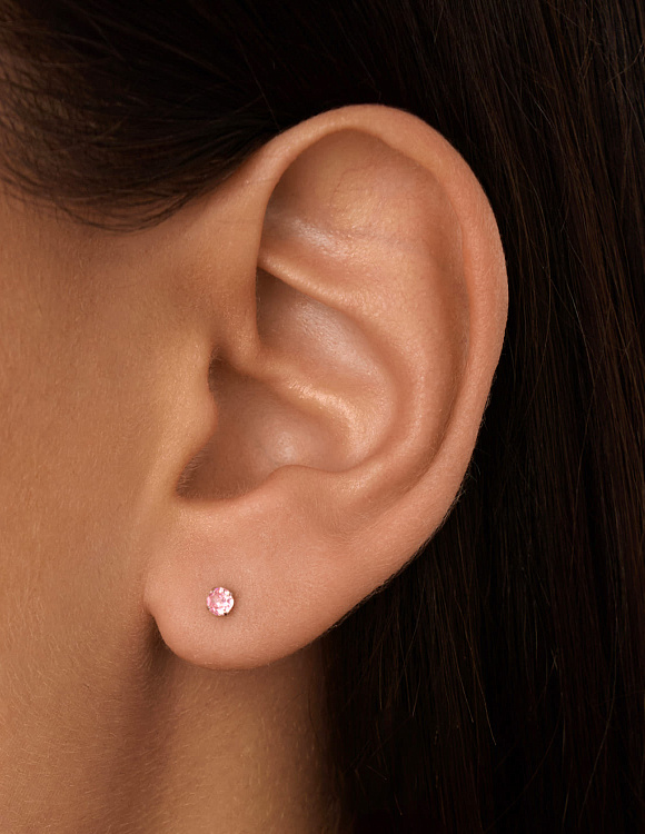 Серьги серебро 925 серебряные гвоздики женские маленькие Miestilo