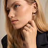 Кольцо серебро 925 с эмалью ювелирное тонкое Miestilo