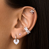 Серьги серебро 925 серебряные гвоздики женские маленькие Miestilo