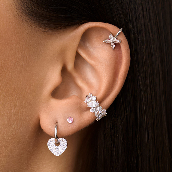 Серьги серебро 925 серебряные гвоздики женские маленькие Miestilo
