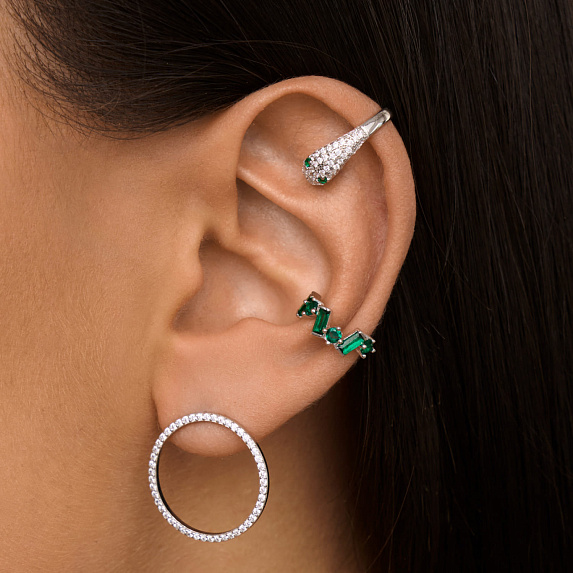 Серьги серебро 925 серебряные гвоздики женские круглые Miestilo