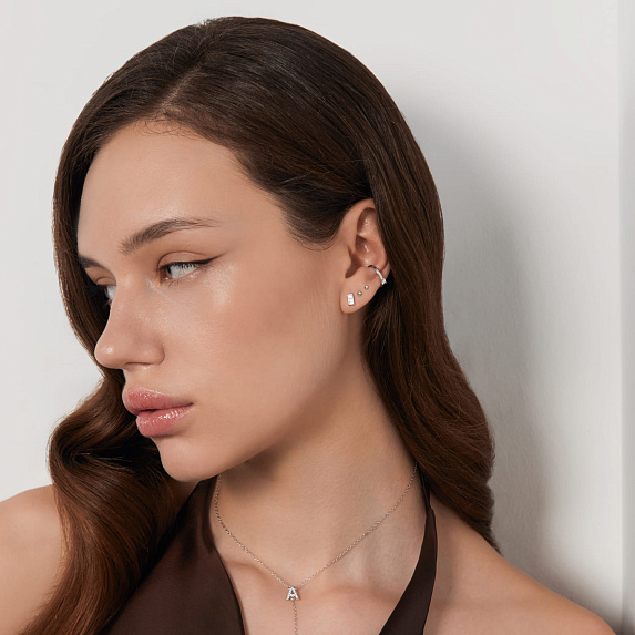 Серьги серебро 925 серебряные гвоздики маленькие Miestilo