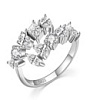 Серебряное кольцо с фианитами Miestilo