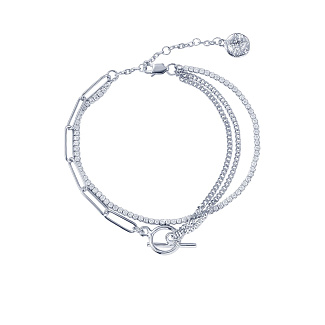 Браслет на руку серебро 925 круглый ювелирный цепь Miestilo