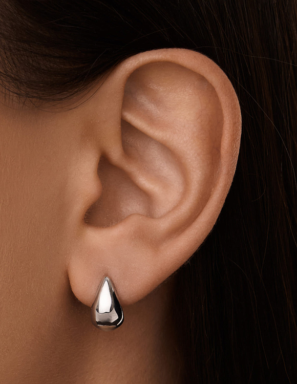 Каплевидные серьги с английской застежкой Miestilo